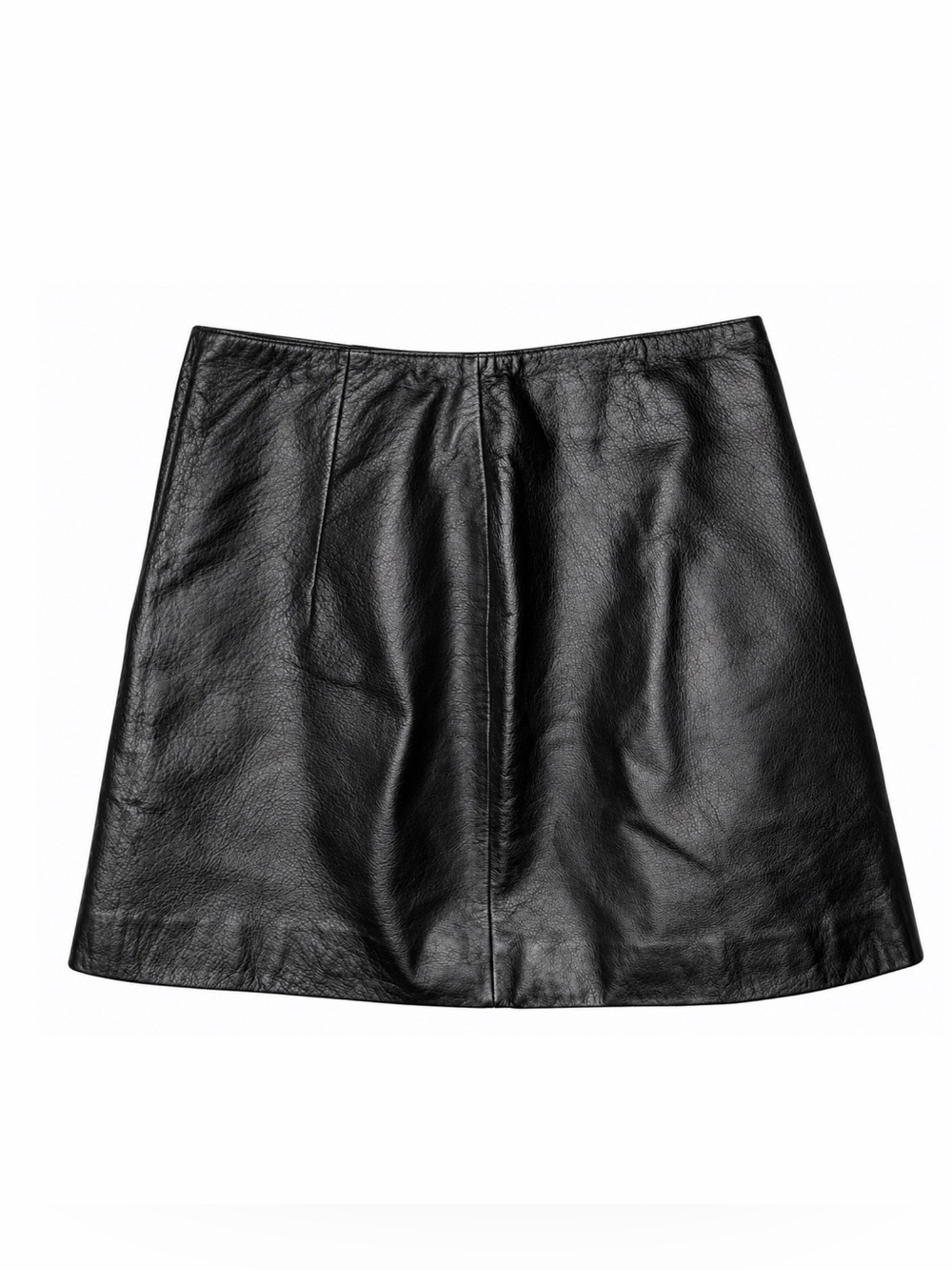 Maxima Wilson’s Leather Vintage Genuine Leather Back Slit Mini Skirt